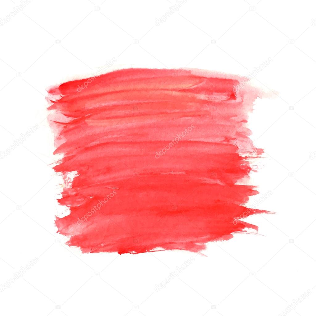 Abstract brush strokes, red watercolor background Stock Vector Image by  ©wasja #71524255