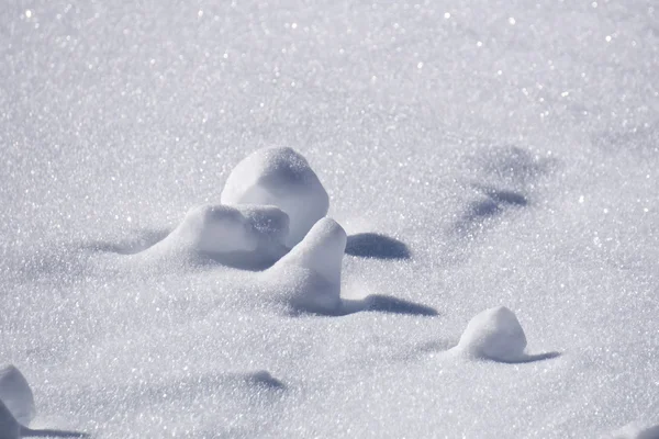Clumps of snow, winter — Stock Photo, Image