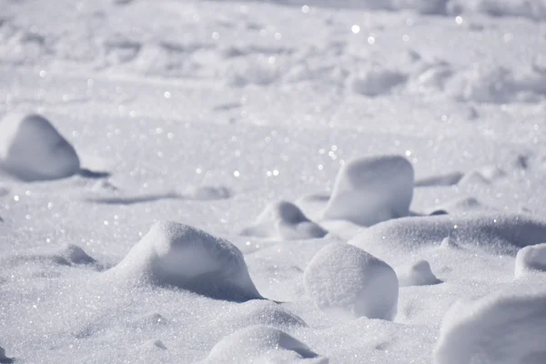 Clumps of snow, winter — Stock Photo, Image