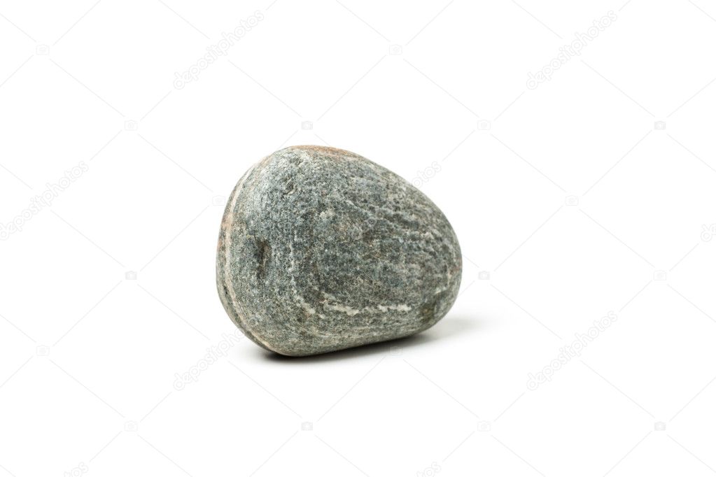 stone on white background