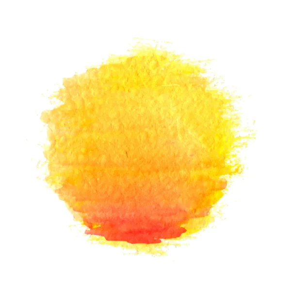 Aquarell Sonne, Vektorillustration — Stockvektor