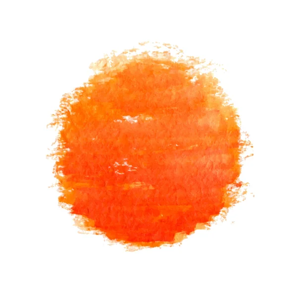 Watercolor sun, vector illustration — Stock Vector