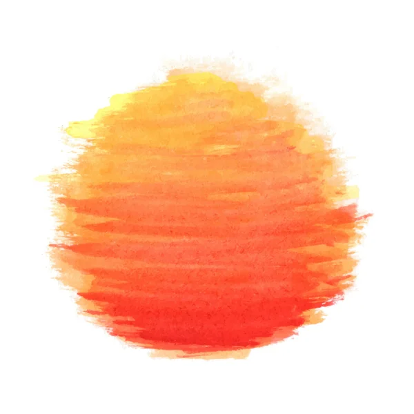 Watercolor Sun，矢量图解 — 图库矢量图片