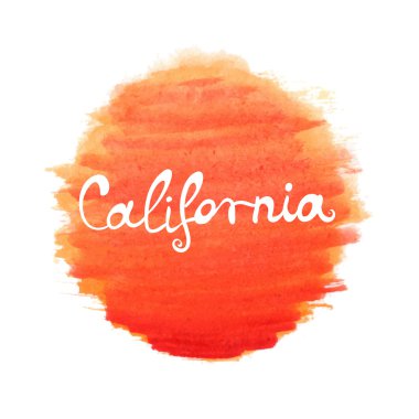 word california, elle yazılmış yazı