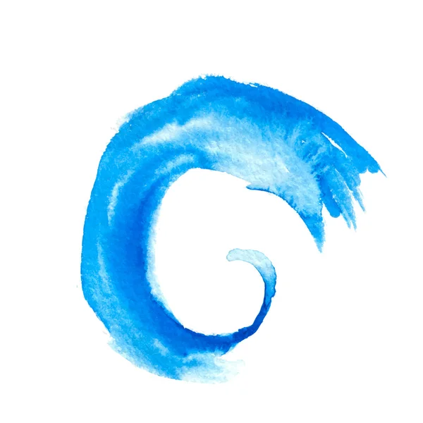 Векторная иллюстрация абстрактной синей волны — стоковый вектор