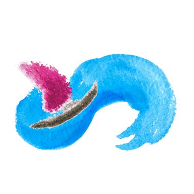 Denizde yelkenli teknesi