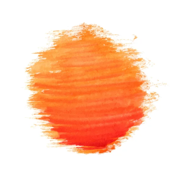 Watercolor sun, vector illustration — Stock Vector