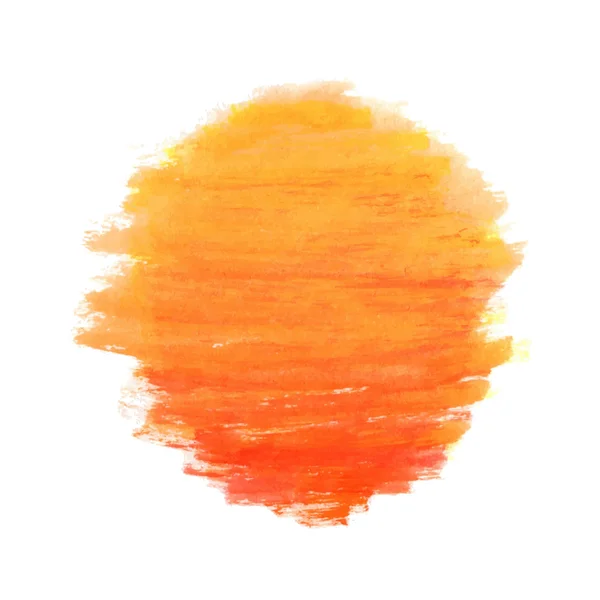 Aquarelle Soleil, Illustration vectorielle — Image vectorielle