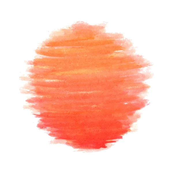 Aquarelle Soleil, Illustration vectorielle — Image vectorielle