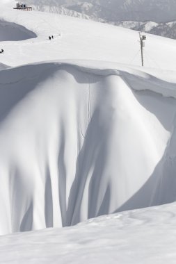 Krasnaya Polyana 'daki Dağlar, Soçi, Rusya