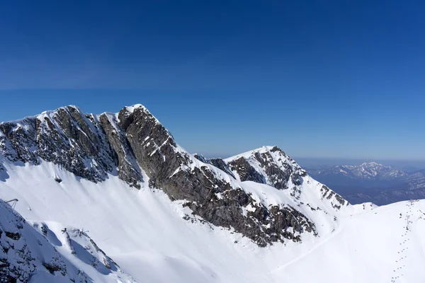 Paisagem montanhosa de Krasnaya Polyana, Sochi, Rússia — Fotografia de Stock