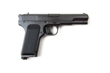 İzole edilmiş silah.