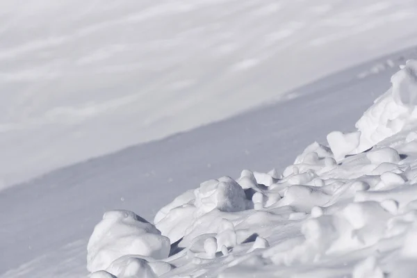 冬の雪の塊 — ストック写真