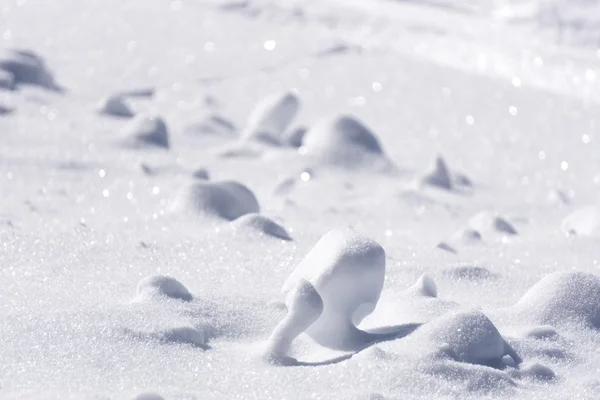 Clumps of snow, winter — Stock Photo, Image