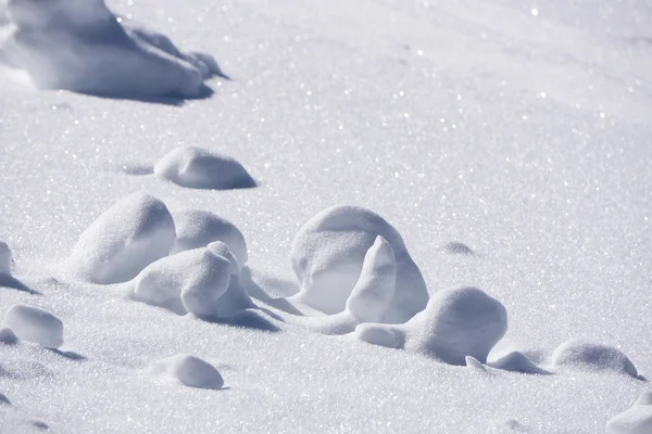 Aglomerados de neve, inverno — Fotografia de Stock