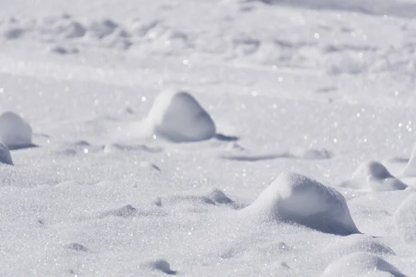 Klumpar av snö, vinter — Stockfoto