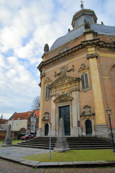 Kościół Oostkerka Kształcie Ośmioboku Middelburgu Zeeland Holandia — Zdjęcie stockowe