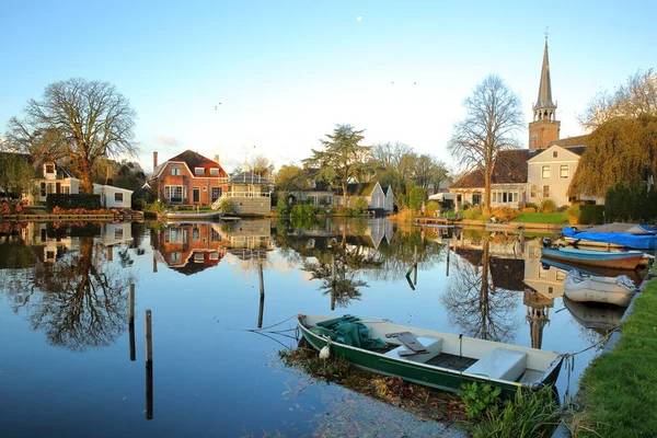 Broek Waterland Une Petite Ville Avec Des Maisons Bois Anciennes — Photo