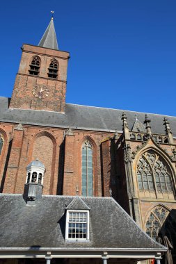 Amersfoort, Utrecht, Hollanda 'daki Sint Joriskerk (Aziz George Kilisesi) dış cephesi