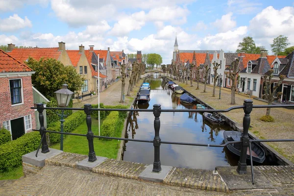 Centre Historique Sloten Frise Pays Bas Avec Des Maisons Historiques — Photo