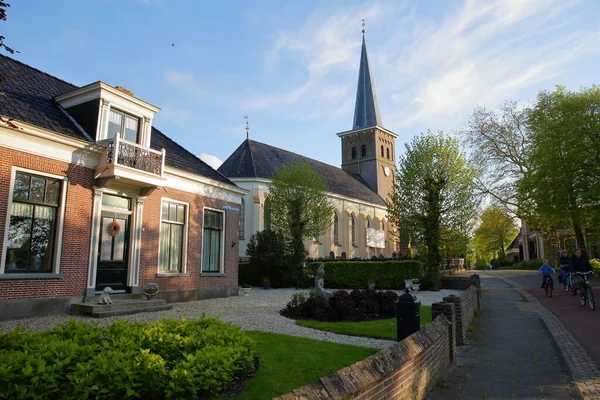 Mantgum Niederlande Mai 2021 Die Christliche Kirche Und Die Traditionellen — Stockfoto