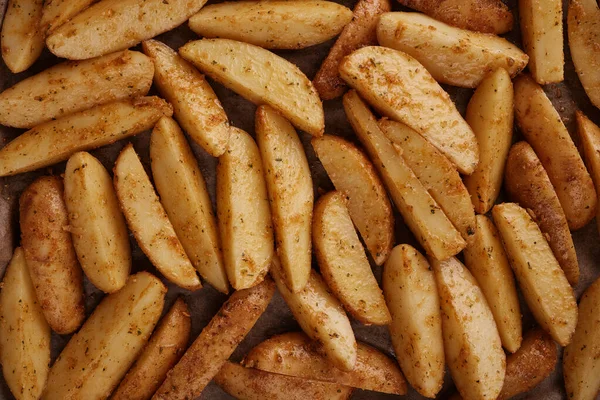 Roasted Potatoes Oven Spices Herbs — Stock Photo, Image