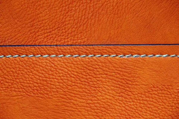 Texture Pelle Arancione Sfondo — Foto Stock