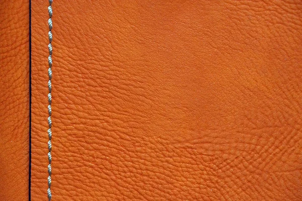 Texture Pelle Arancione Sfondo — Foto Stock