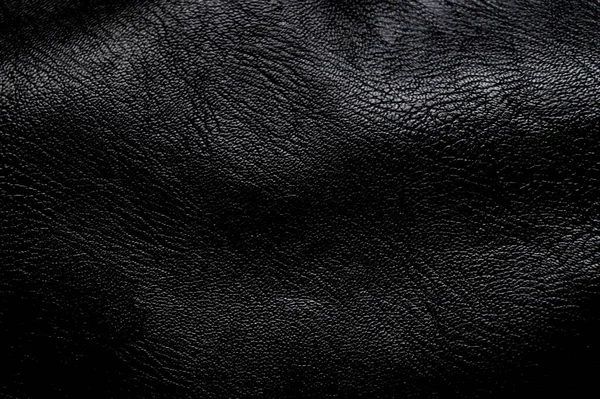 Texture Cuir Noir Fond Sans Couture — Photo