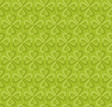 Yeşil geometri desen