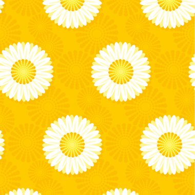 Dekoratif papatya vektör çizim