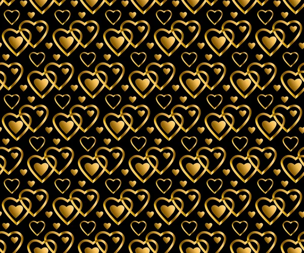 Hjärtat symbol seamless mönster — Stock vektor
