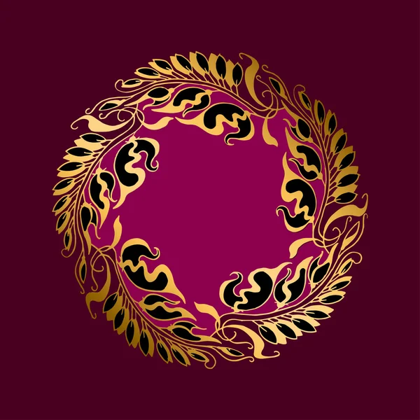 Fleur style Art Nouveau — Image vectorielle