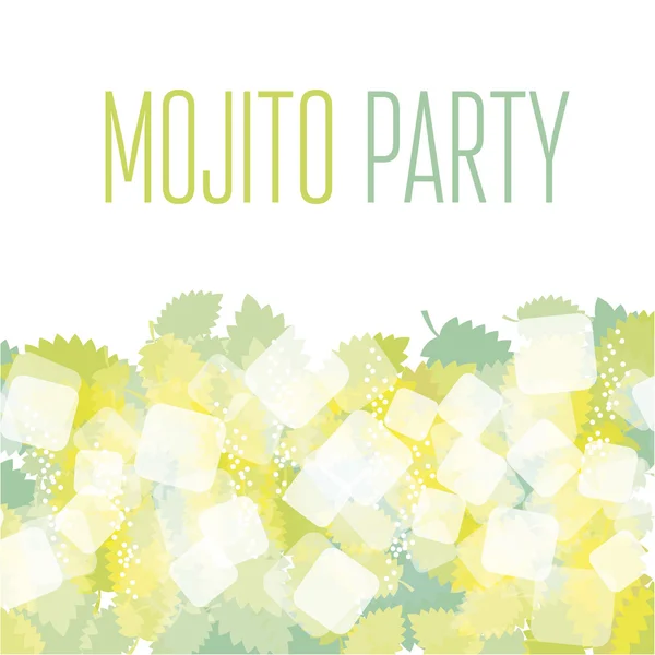 Mojito con menta — Vector de stock