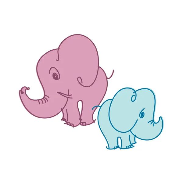 Elefant simple icon — Stock Vector
