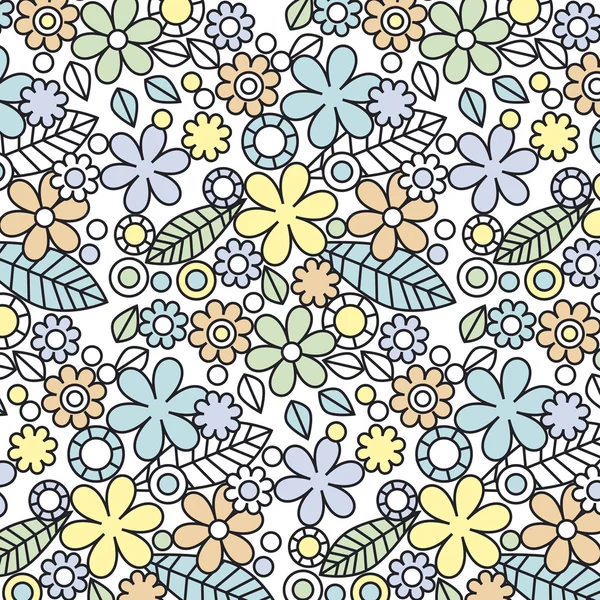 Dekoratif çiçek desenli