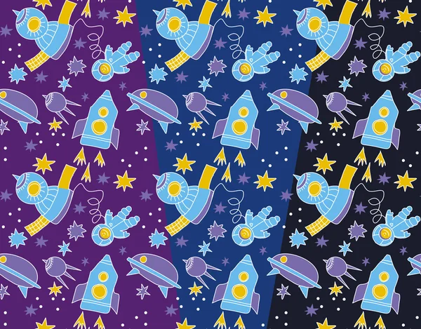 space and star kid pattern