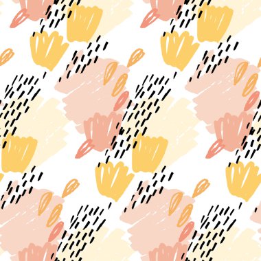 seamless pattern wallpaper. vector illustration for fabric. penc