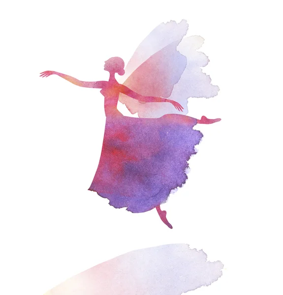 Danse ballet aquarelle illustration — Photo