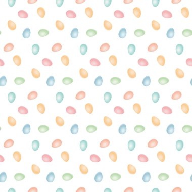 Paskalya yumurtası desen vektör çizim