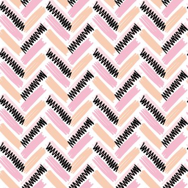 shevron Gül rengi vektör seamless modeli