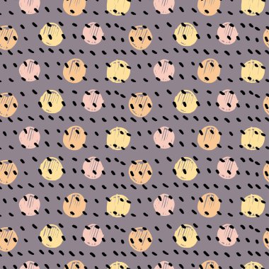 modern el çekilmiş gri seamless modeli