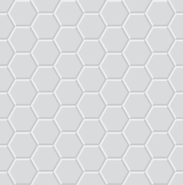 六角形ライト 3 d 幾何学的なパターン — ストックベクタ