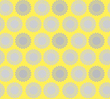 güneşli çiçek soyut vektör desen