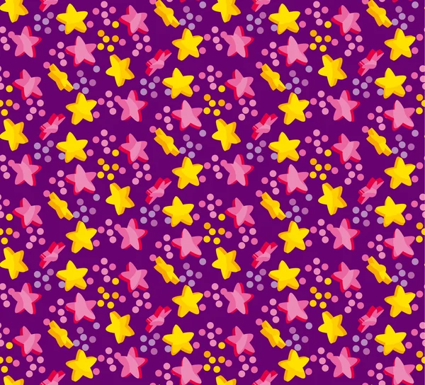 Violet star pattern vector illustration — Stock Vector