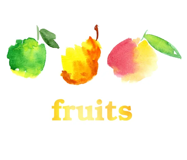 Ilustracja kolor fruite — Zdjęcie stockowe