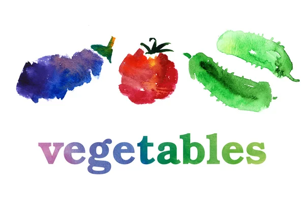Овочевий кольорів ілюстрації — стокове фото
