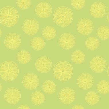 kesip limon desen vektör çizim