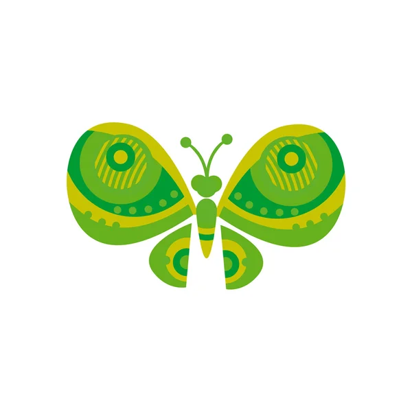 Una ilustración de vector de mariposa geometría — Vector de stock