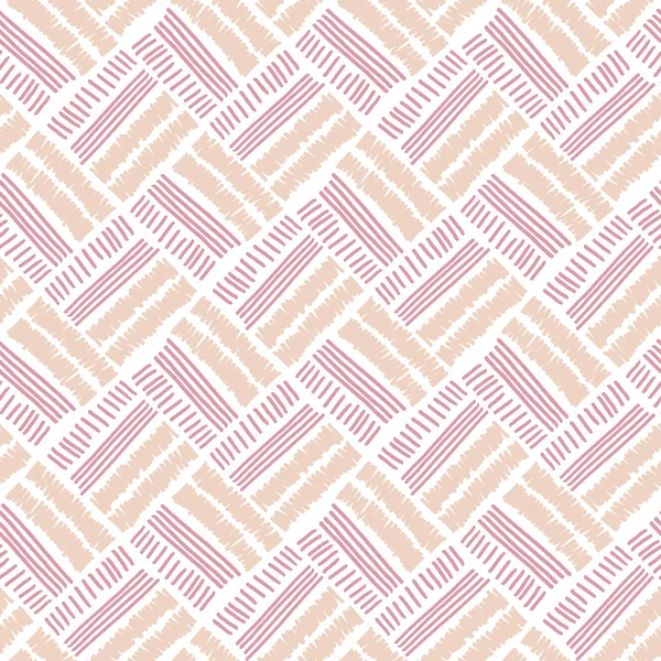 Geometrie rosa Farbvektor nahtloses Muster — Stockvektor
